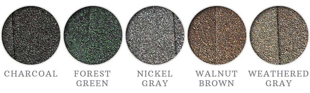 chicken coop shingle color options