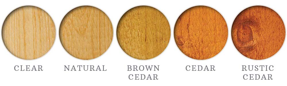chicken coop stain color options